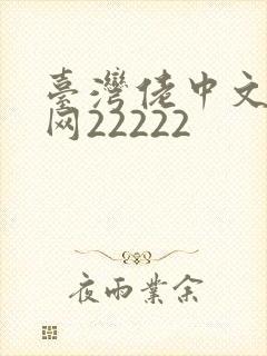 台湾佬中文娱乐网22222封面