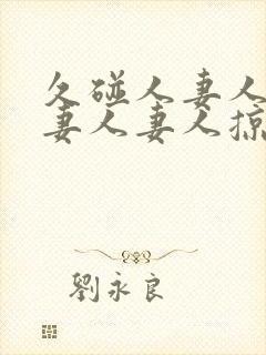 久碰人妻人妻人妻人妻人掠