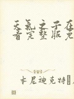 天气之子在线观看完整版免费下载