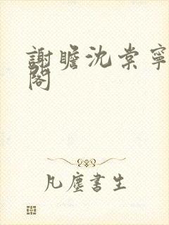 谢瞻沈棠宁笔趣阁