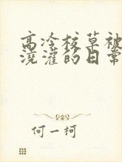 高冷校草被爸爸浇灌的日常小说