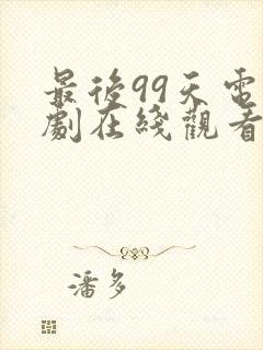 最后99天电视剧在线观看