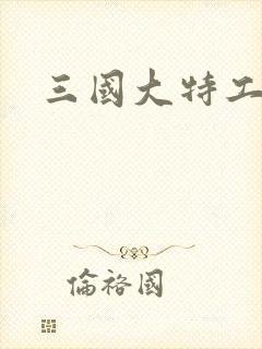 三国大特工封面