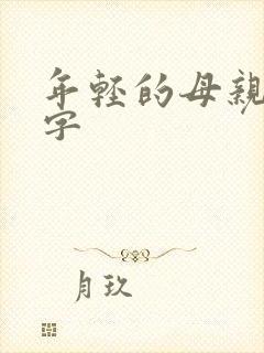 年轻的母亲4中字封面