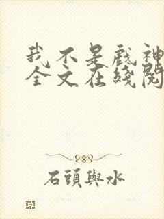 我不是戏神小说全文在线阅读