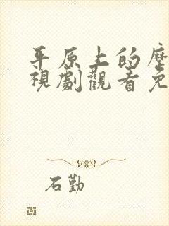 平原上的摩西电视剧观看免费完整版