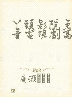 丫头影院免费观看电视剧高清