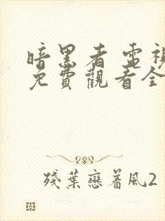 暗黑者 电视剧免费观看全集