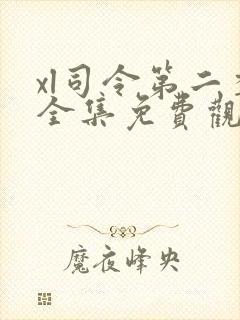 xl司令第二季全集免费观看动漫在线播放封面