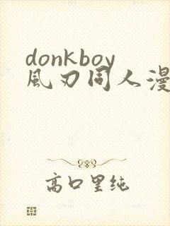donkboy风刃同人漫画在哪看