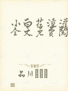 小白花浇灌日常全文免费阅读