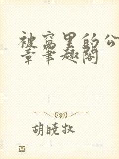 被窝里的公媳全章笔趣阁