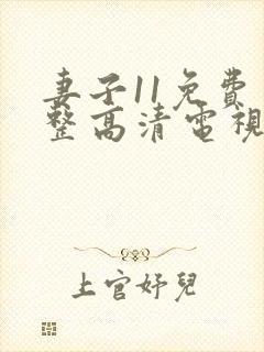 妻子11免费完整高清电视剧