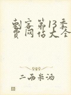 刺客第13季免费网站大全下载观看封面