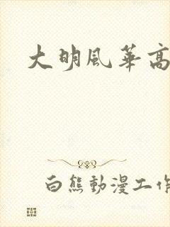 大明风华高清