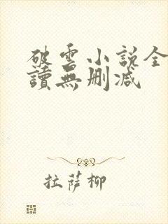 破云小说全文阅读无删减