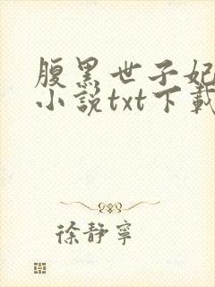 腹黑世子妃日常小说txt下载