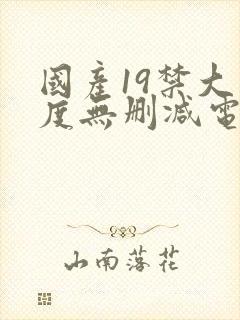 国产19禁大尺度无删减电影