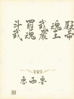 斗罗武魂殿圣女武魂岩王帝君