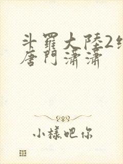 斗罗大陆2绝世唐门潇潇封面