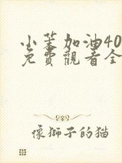 小茉加油40集免费观看全集