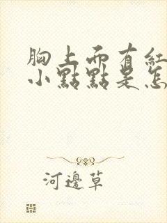 胸上面有红色的小点点是怎么了封面