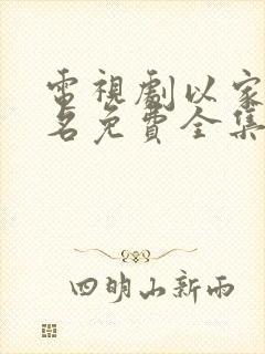 电视剧以家人之名免费全集在线观看