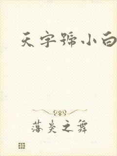 天字号小白脸
