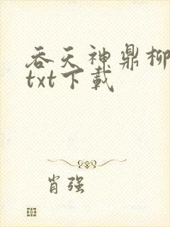 吞天神鼎柳无邪txt下载封面