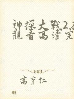 神探大战2在线观看高清完整版国语