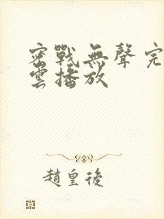 密战无声完整版云播放