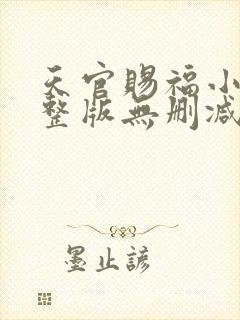 天官赐福小说完整版无删减txt