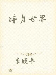暗月世界封面