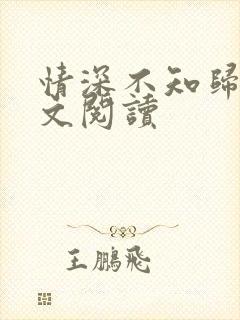 情深不知归处全文阅读