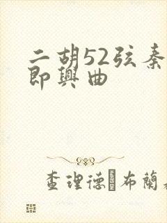 二胡52弦秦腔即兴曲