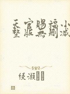 天官赐福小说完整版无删减txt