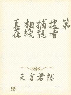 真相捕捉第2季在线观看