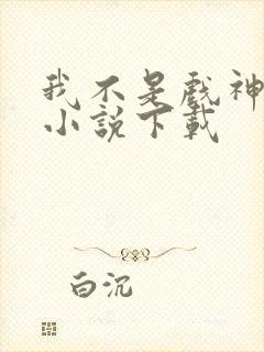 我不是戏神有声小说下载