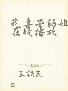 我妻子的姐姐2在线播放