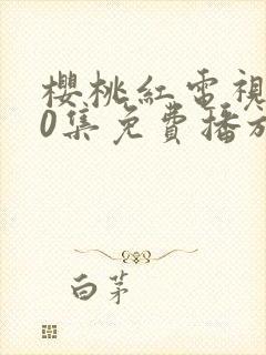 樱桃红电视剧40集免费播放