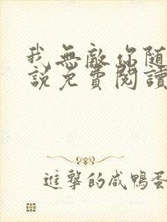 我无敌你随意小说免费阅读