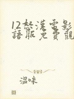 12怒汉电影国语版免费观看