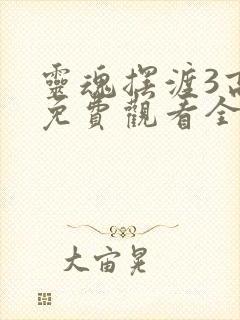 灵魂摆渡3高清免费观看全集