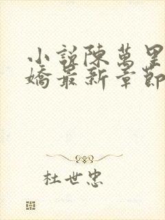 小说陈万里宋娇娇最新章节更新免费