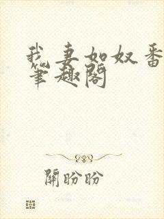 我妻如奴番外篇笔趣阁封面