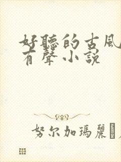 好听的古风言情有声小说封面