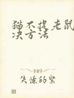 猫不捉老鼠的解决方法