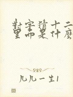 对字猜十二生肖里面是什么动物