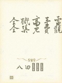 全职高手电视剧全集免费观看网站封面