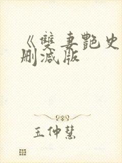 《双妻艳史》未删减版